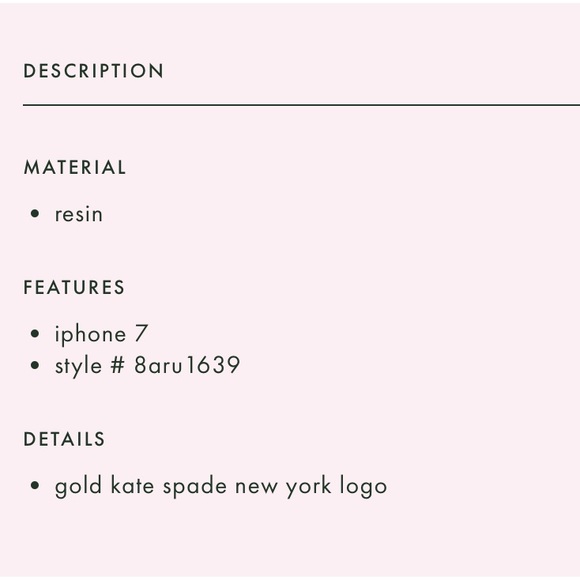 SOLD Kate Spade Leopard iPhone 7 Case - Picture 3 of 6